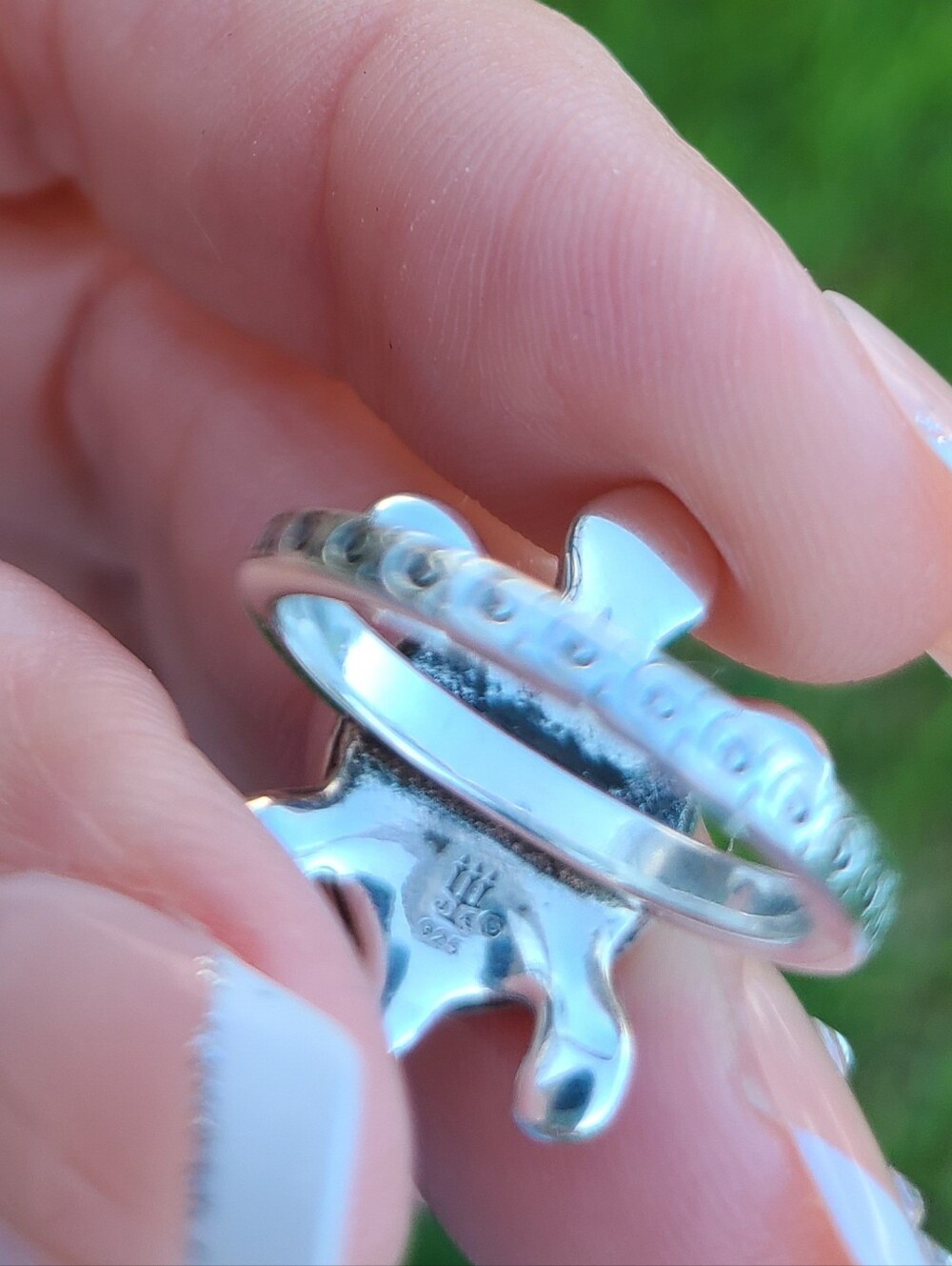 James Avery Turquoise Turtle Ring Size 5 - Picture 8 of 11